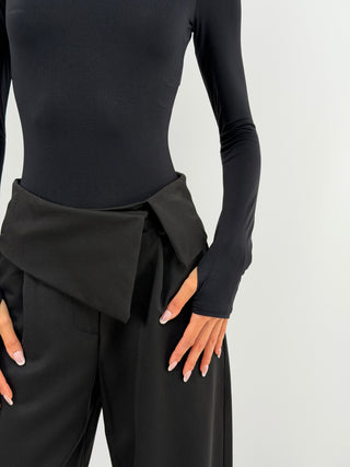 Body Collo Alto Nero