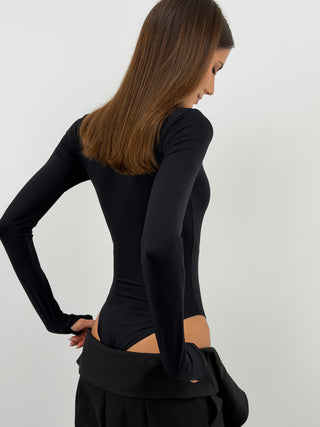 Body Collo Alto Nero