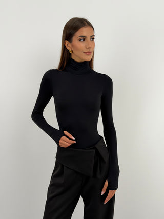 Body Collo Alto Nero