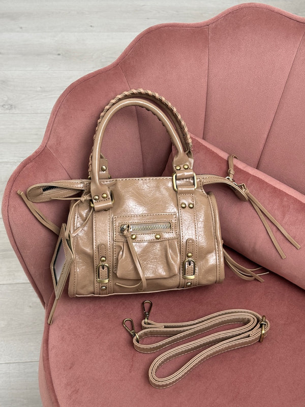 Borsa a Mano Cosmopolitan Small Taupe