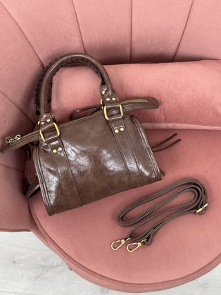 Borsa a Mano Cosmopolitan Small Marrone