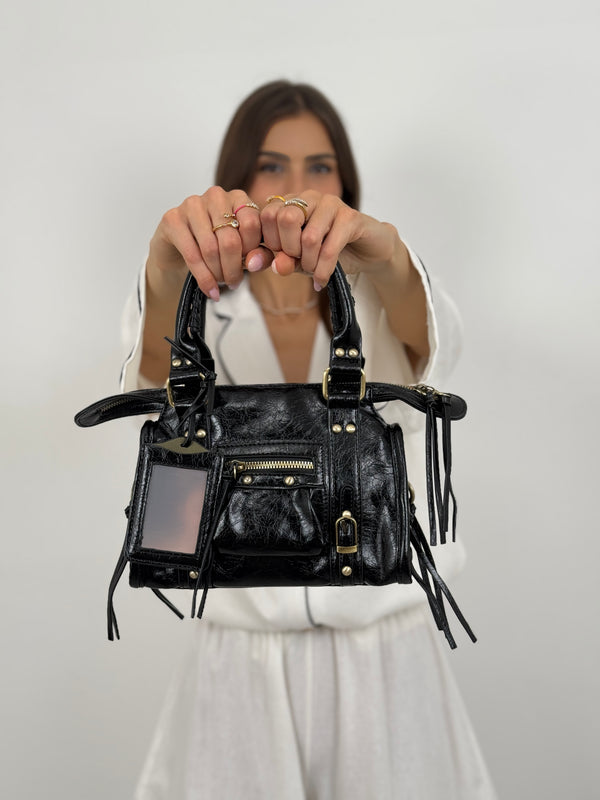 Borsa a Mano Cosmopolitan Small Nera