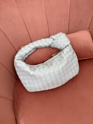 Borsa a Mano Knot Azzurra
