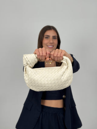 Borsa a Mano Knot Beige