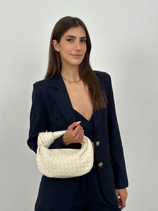 Borsa a Mano Knot Beige
