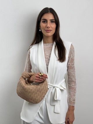 Borsa a Mano Knot Nude