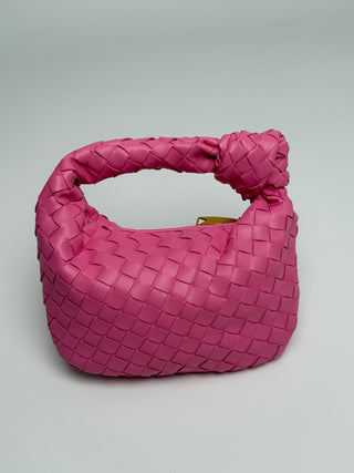 Borsa a Mano Knot Fucsia