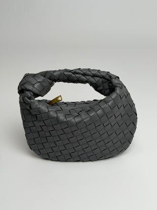 Borsa a Mano Knot Grigio Scuro