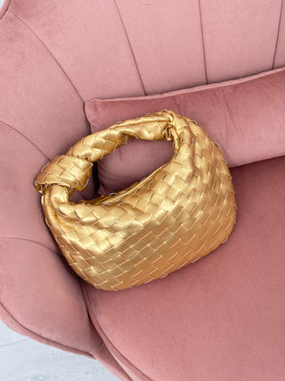 Borsa a Mano Knot Oro