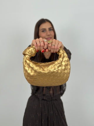 Borsa a Mano Knot Oro