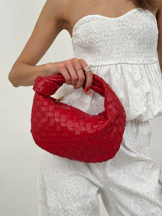 Borsa a Mano Knot Rossa