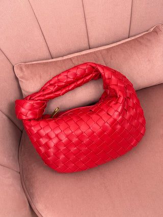 Borsa a Mano Knot Rossa