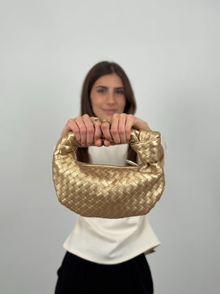 Borsa a Mano Knot Oro