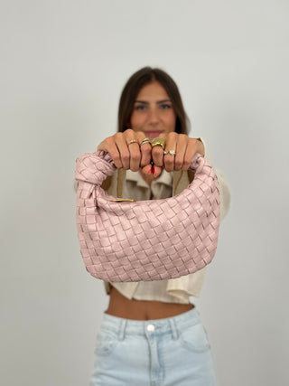 Borsa a Mano Knot Rosa