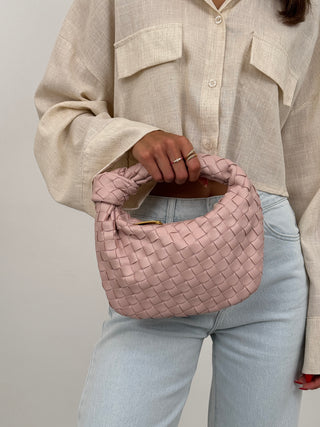 Borsa a Mano Knot Rosa