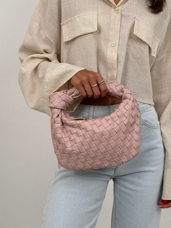 Borsa a Mano Knot Rosa