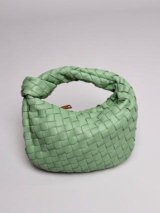 Borsa a Mano Knot Verde Menta