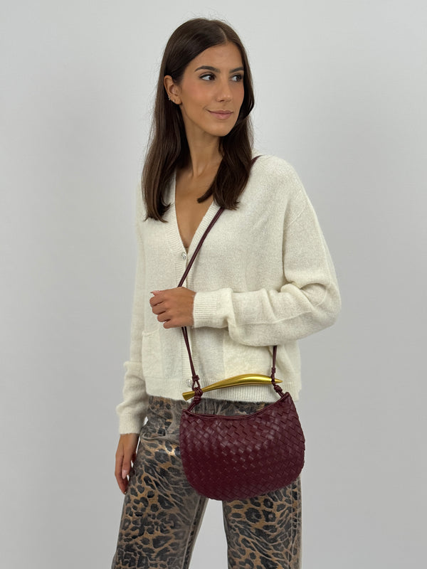 Borsa Coral Bordeaux