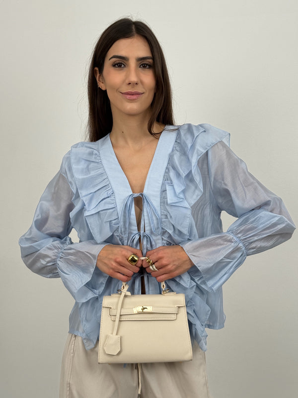 Borsa a Mano Grace Beige