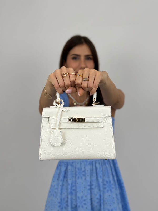 Borsa a Mano Grace Bianca