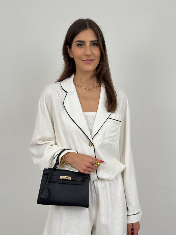 Borsa a Mano Grace Nera