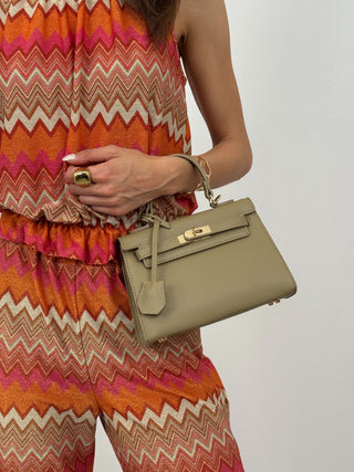 Borsa a Mano Grace Taupe