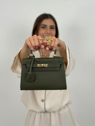 Borsa a Mano Grace Verde