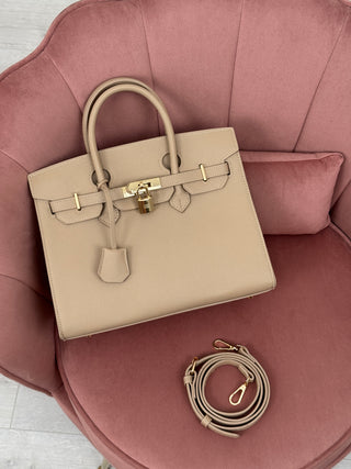 Borsa a Mano Cassy Taupe