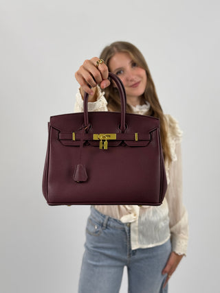 Borsa a Mano Cassy Bordeaux