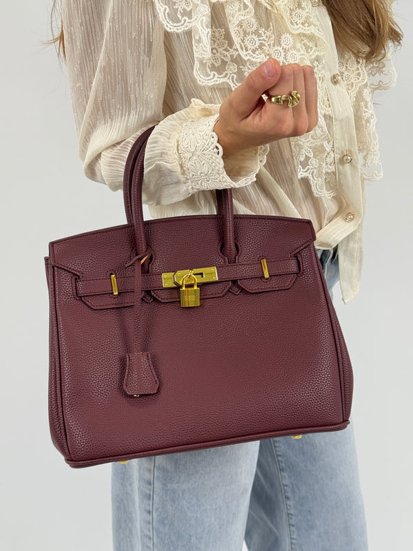 Borsa a Mano Cassy Bordeaux