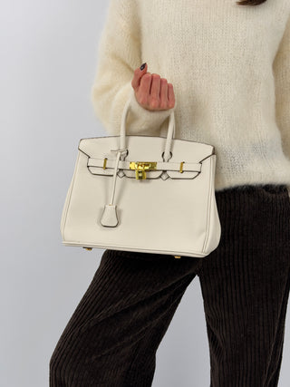 Borsa a Mano Cassy Crema