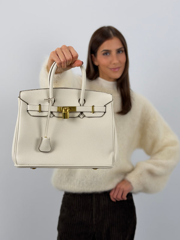 Borsa a Mano Cassy Crema