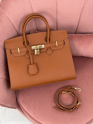 Borsa a Mano Cassy Cuoio