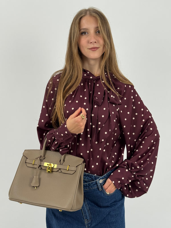 Borsa a Mano Cassy Tortora