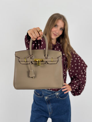 Borsa a Mano Cassy Tortora