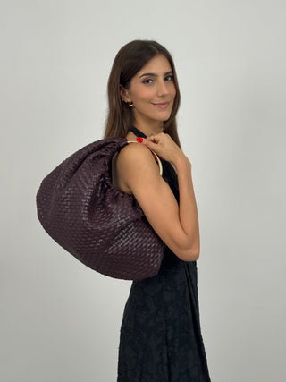 Petit sac à main taupe Cosmopolitan
