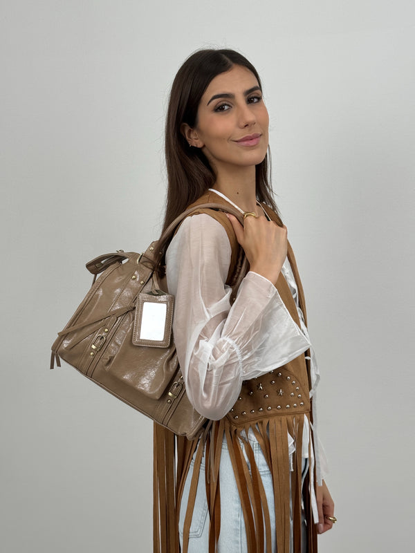 Borsa a Mano Cosmopolitan Medium Taupe