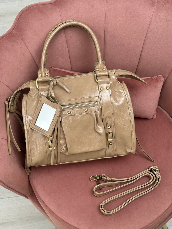 Borsa a Mano Cosmopolitan Medium Taupe