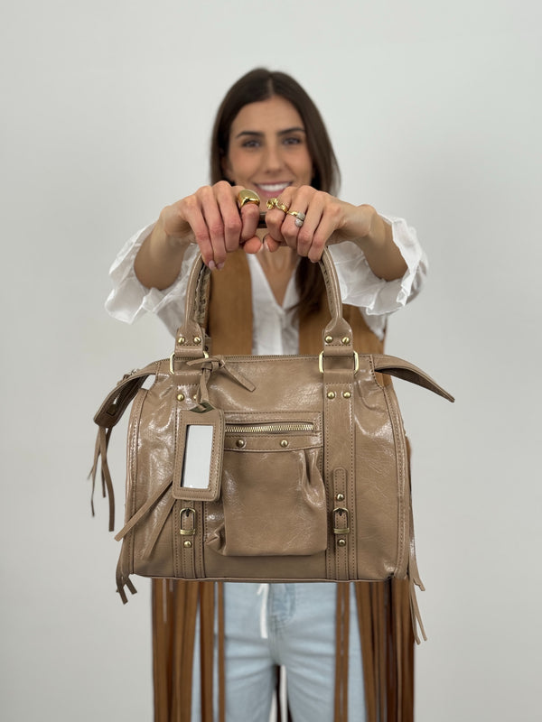 Borsa a Mano Cosmopolitan Medium Taupe