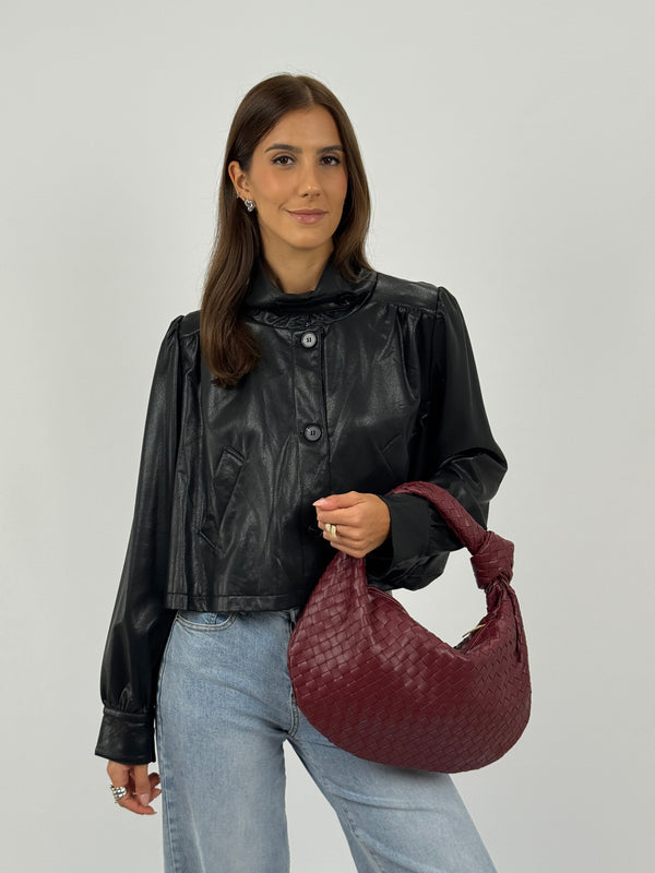 Borsa Knot Media Bordeaux