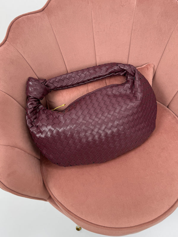 Borsa Knot Media Melanzana