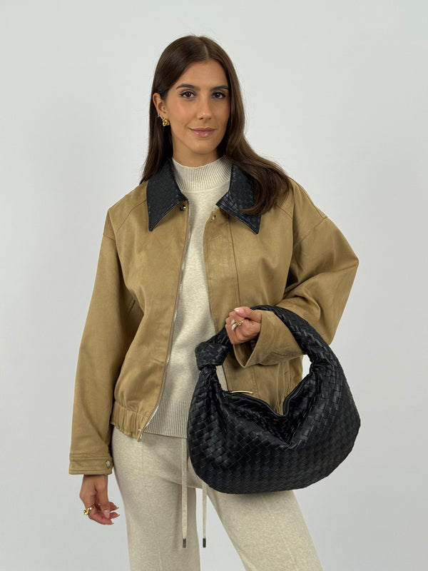 Borsa Knot Media Nera