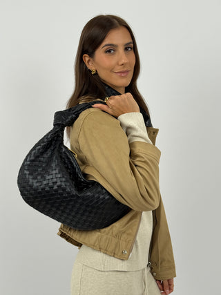 Borsa Knot Media Nera
