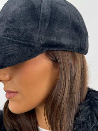 Cappello Ecopelliccia Nero