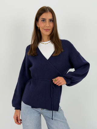 Cardigan Twist Blu