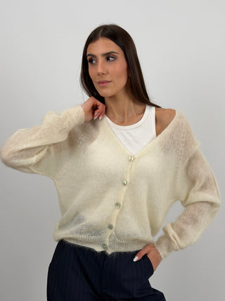 Cardigan Kid Mohair Ultrafine Burro
