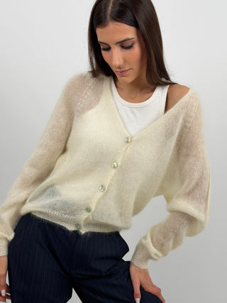 Cardigan Kid Mohair Ultrafine Burro