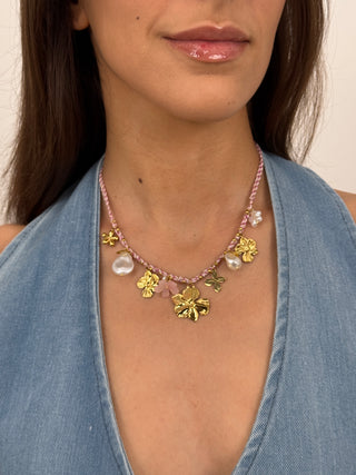 Collier Coeurs et Perles