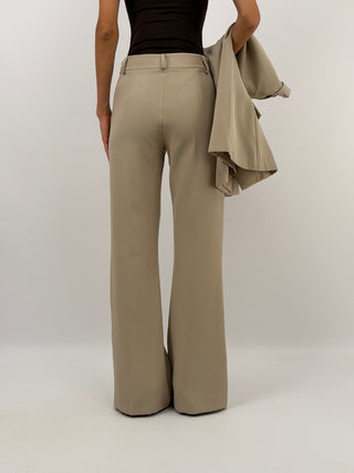Completo Giacca Monopetto e Pantalone Beige