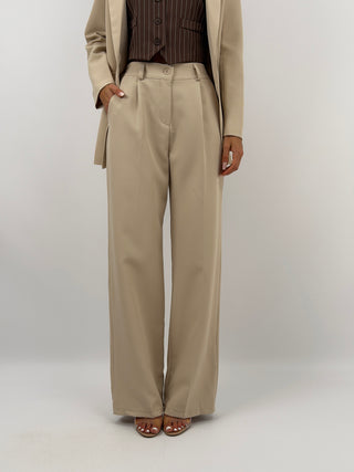 Completo Giacca Doppiopetto e Pantalone Beige
